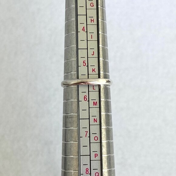 VTG Sterling Silver 925 NAKAI Navajo Dainty Round Black Onyx Ring Sz 5.5 - Picture 9 of 16